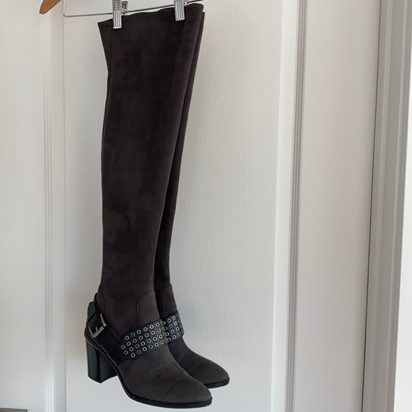 Michael Kors Charcoal Grey Brody Over The Knee - Picture 3 of 11